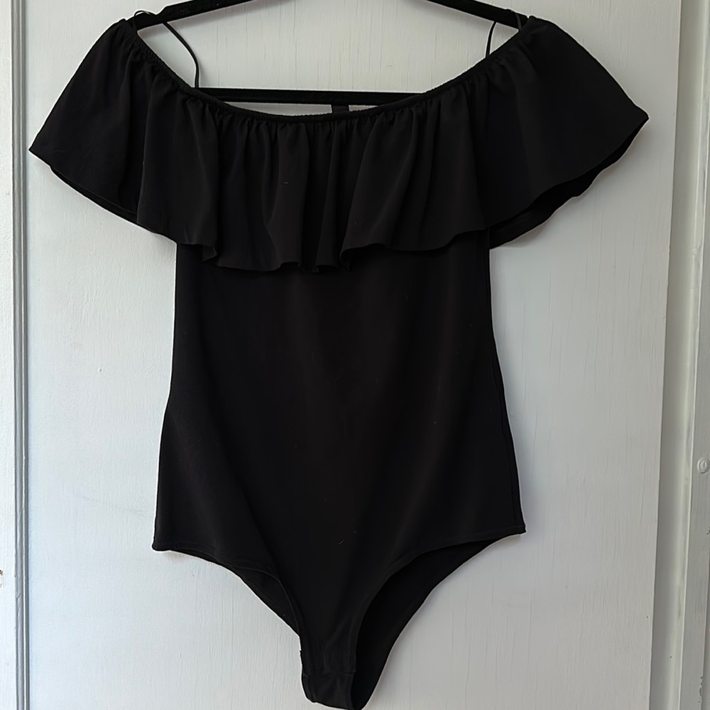 J. Crew Black Bodysuit | Size Medium | Black